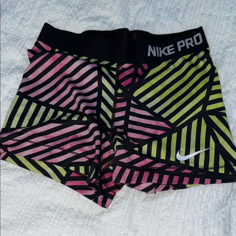 Nike Pro Striped Shorts